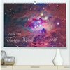Buchcover Farbiges Weltall (hochwertiger Premium Wandkalender 2026 DIN A2 quer), Kunstdruck in Hochglanz