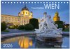 Buchcover Traumhaftes Wien 2026 (Tischkalender 2026 DIN A5 quer), CALVENDO Monatskalender