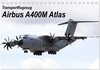 Buchcover Transportflugzeug Airbus A400M Atlas (Tischkalender 2026 DIN A5 quer), CALVENDO Monatskalender