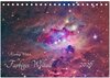 Buchcover Farbiges Weltall (Tischkalender 2026 DIN A5 quer), CALVENDO Monatskalender