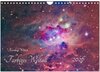 Buchcover Farbiges Weltall (Wandkalender 2026 DIN A4 quer), CALVENDO Monatskalender