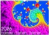 Buchcover Fraktale - Farben - Formen 2026 (Wandkalender 2026 DIN A3 quer), CALVENDO Monatskalender