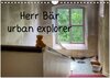 Buchcover Herr Bär urban explorer (Wandkalender 2026 DIN A4 quer), CALVENDO Monatskalender