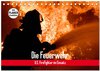Buchcover Die Feuerwehr. U.S. Firefighter im Einsatz (Tischkalender 2026 DIN A5 quer), CALVENDO Monatskalender