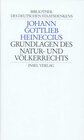 Buchcover Bibliothek des deutschen Staatsdenkens