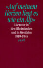Buchcover Literatur in den den Rheinlanden und in Westfalen – Literatur in Nordrhein-Westfalen. Texte aus hundert Jahren in vier B