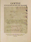 Buchcover Venezianische Epigramme