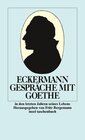 Buchcover Gespräche mit Goethe in den letzten Jahren seines Lebens