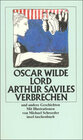 Buchcover Lord Arthur Saviles Verbrechen und andere Geschichten