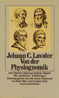 Buchcover Von der Physiognomik und Hundert physiognomische Regeln