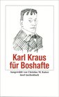 Buchcover Karl Kraus für Boshafte
