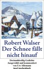 Buchcover Der Schnee fällt nicht hinauf