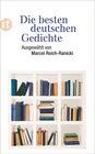 Buchcover Die besten deutschen Gedichte