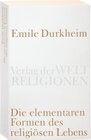 Buchcover Die elementaren Formen des religiösen Lebens.