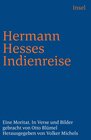 Buchcover Hermann Hesses Indienreise