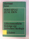 Buchcover Vom Sinai zum Zion