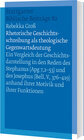 Buchcover Rhetorische Geschichtsschreibung als theologische Gegenwartsdeutung