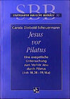 Buchcover Jesus vor Pilatus