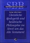 Buchcover Christliche Apologetik und heidnische Philosophie im Streit um das Alte Testament