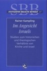 Buchcover Im Angesicht Israels