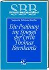 Buchcover Die Psalmen im Spiegel der Lyrik Thomas Bernhards
