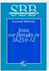 Buchcover Jesus vor Herodes in Lk 23, 6-12