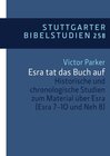 Buchcover Historische und chronologische Studien zum
