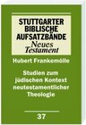 Buchcover Studien zum jüdischen Kontext neutestamentlicher Theologie