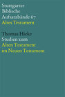 Buchcover Studien zum Alten Testament im Neuen Testament