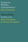 Buchcover Studien zum Alten Testament im Neuen Testament