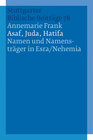 Buchcover Asaf, Juda, Hatifa - Namen und Namensträger in Esra/Nehemia