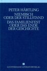 Buchcover Lebensläufe von Dichtern - Niebsch oder der Stillstand /Das Familienfest oder das Ende der Geschichte