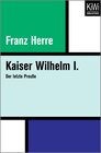 Buchcover Kaiser Wilhelm I.