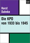Buchcover Die KPD von 1933 bis 1945