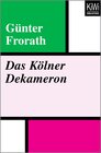 Buchcover Das Kölner Dekameron
