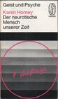 Buchcover Der neurotische Mensch unserer Zeit