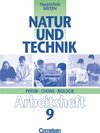 Buchcover Natur und Technik - Physik/Chemie/Biologie. Hauptschule Bayern / 9. Jahrgangsstufe - Arbeitsheft