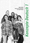 Buchcover Konzepte Deutsch - Deutsch als Fremdsprache für Fortgeschrittene / Band 1: Mittelstufe - Arbeitsbuch