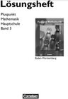 Buchcover Pluspunkt Mathematik - Baden-Württemberg - Bisherige Ausgabe / Band 3 - Lösungen zum Schülerbuch