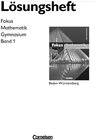 Buchcover Fokus Mathematik - Gymnasium Baden-Württemberg / Band 1 - Lösungen zum Schülerbuch