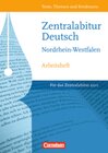 Buchcover Texte, Themen und Strukturen - Arbeitshefte - Zentralabitur Nordrhein-Westfalen / Zentralabitur 2011