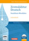 Buchcover Texte, Themen und Strukturen - Arbeitshefte - Zentralabitur Nordrhein-Westfalen / Zentralabitur 2012