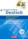 Buchcover Abschlussprüfung Deutsch - Deutschbuch - Nordrhein-Westfalen - Sekundarstufe I / 10. Schuljahr - Zentrale Prüfung 2011 -
