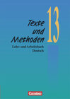 Buchcover Texte und Methoden. Lehr- und Arbeitsbuch Deutsch - Dreibändige Ausgabe / 13. Schuljahr - Schülerbuch