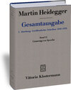 Buchcover Unterwegs zur Sprache (1950-1959)