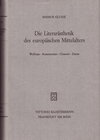 Buchcover Die Literarästhetik des europäischen Mittelalters
