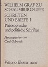 Buchcover Schriften und Briefe