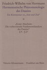 Buchcover Hermeneutische Phänomenologie des Daseins. Ein Kommentar zu "Sein und Zeit"