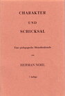 Buchcover Charakter und Schicksal