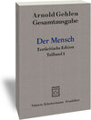 Buchcover Der Mensch. Seine Natur und seine Stellung in der Welt. Textkritische Edition